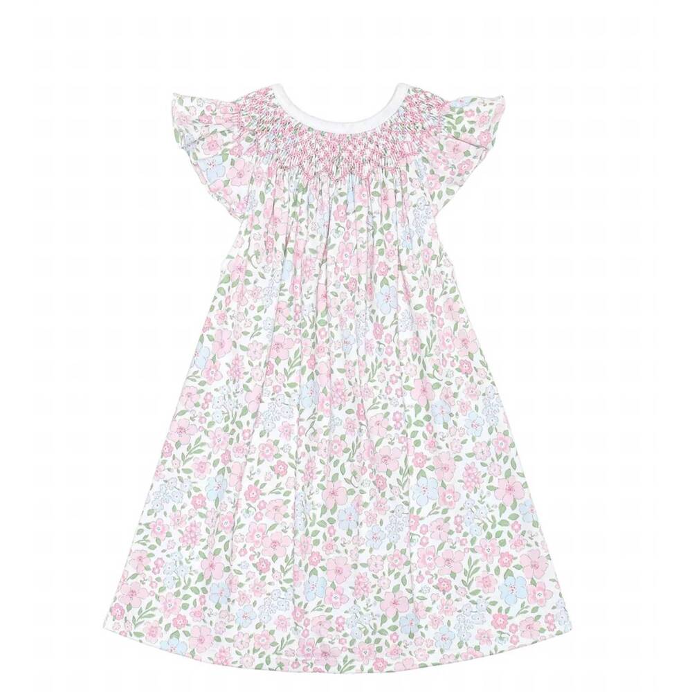 NEW NELLA PIMA girl's english garden bishop dress in multi
